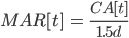 linear carb effect equation 