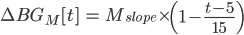 blood glucose momentum equation