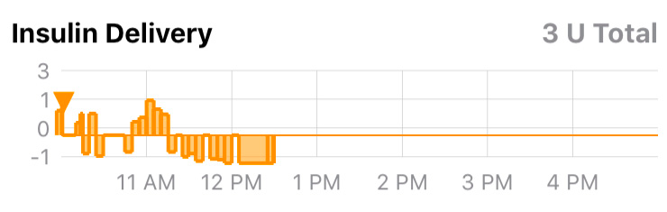 Loop's temp basal chart